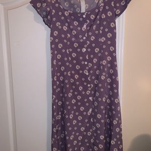 Purple flower dress